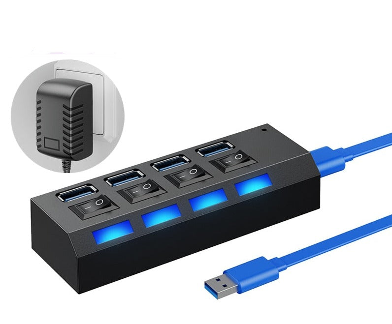 USB Hub 3.0 e 2.0.